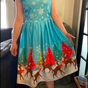 Reindeer Holiday Dress